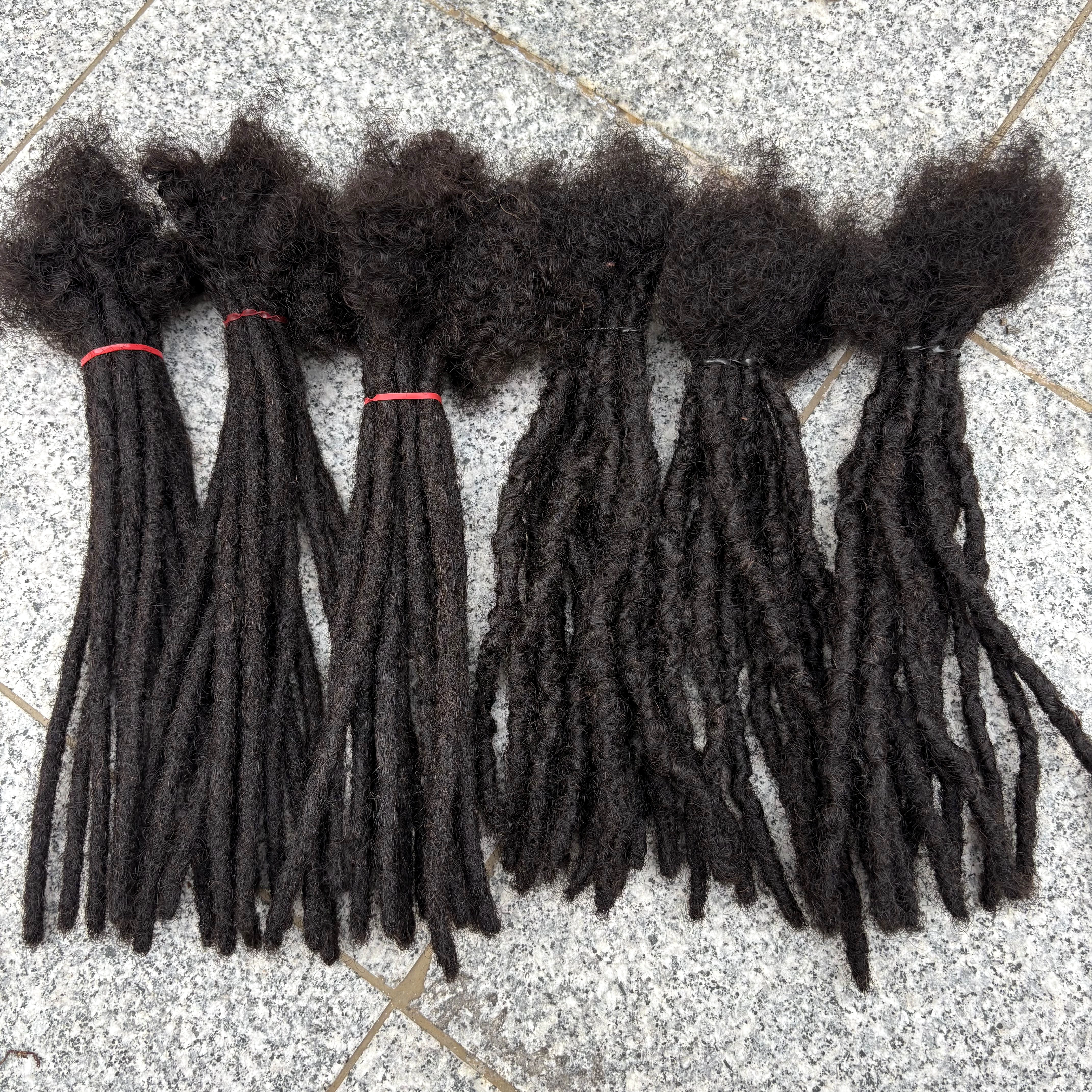 100% Extensions de cheveux humains Inter Loc 0.6 cm de largeur 4-8 pouces 50 brins
