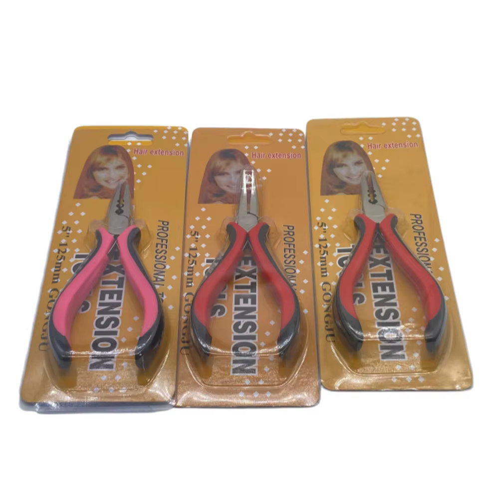Kit d'outils pour extensions de cheveux : pinces