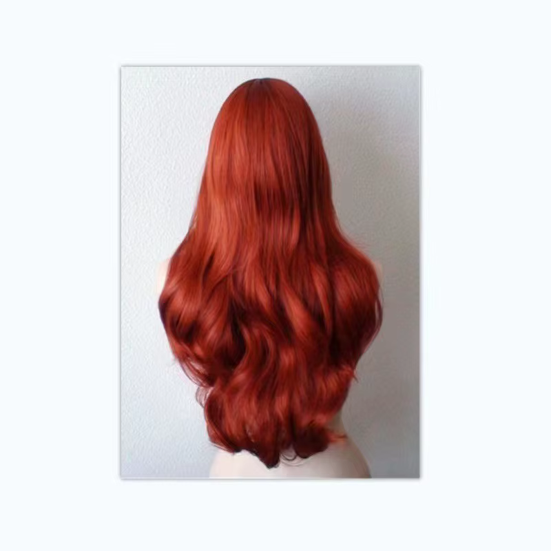 Anime la petite sirène rôle Cos perruque Halloween mascarade habiller cheveux longs bouclés boule