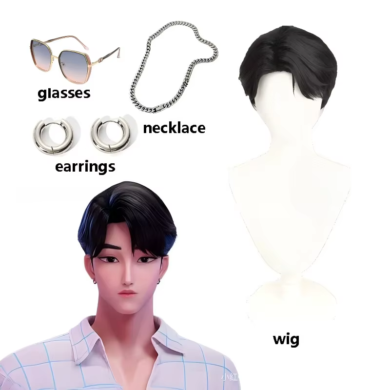 Sajaboys Jinu Cosplay perruque