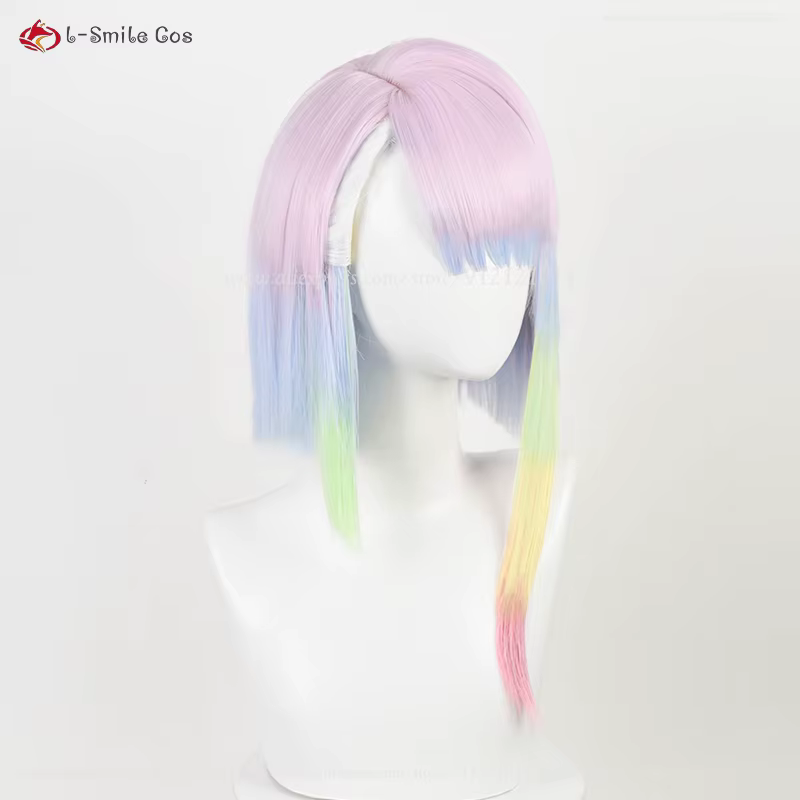 Perruque Anime Lucy Cosplay pour femme