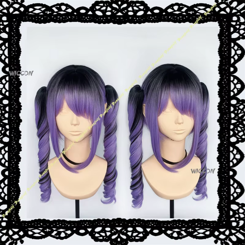 Perruque japonaise Lolita Jirai Kei à boucles romaines