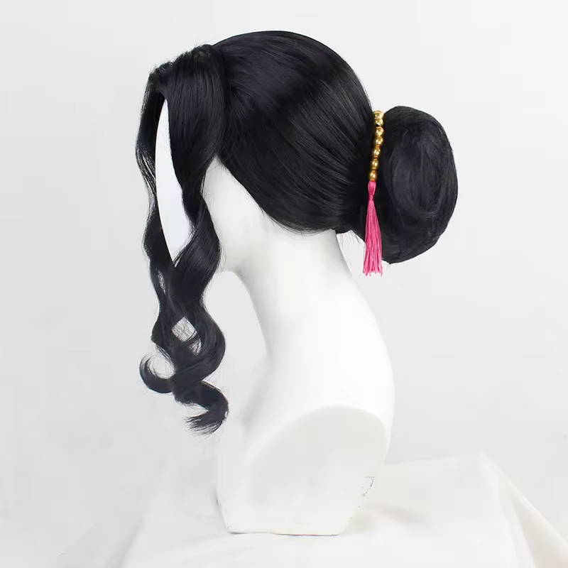 Perruque de cosplay Kimetsu No Yaiba Kibutsuji Muzan