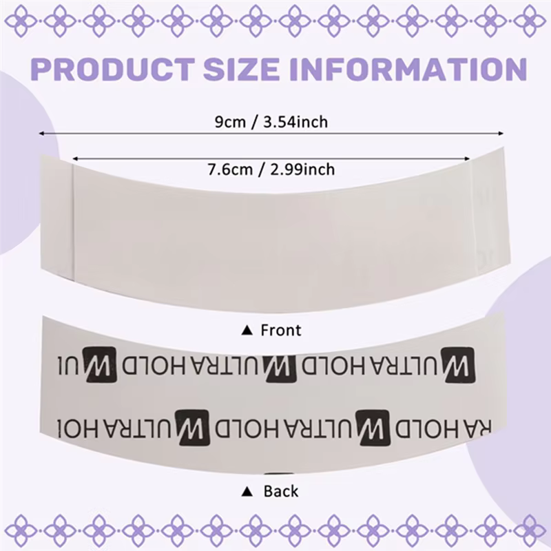 Bandes de ruban adhésif Double face Ultra tenue pour perruque