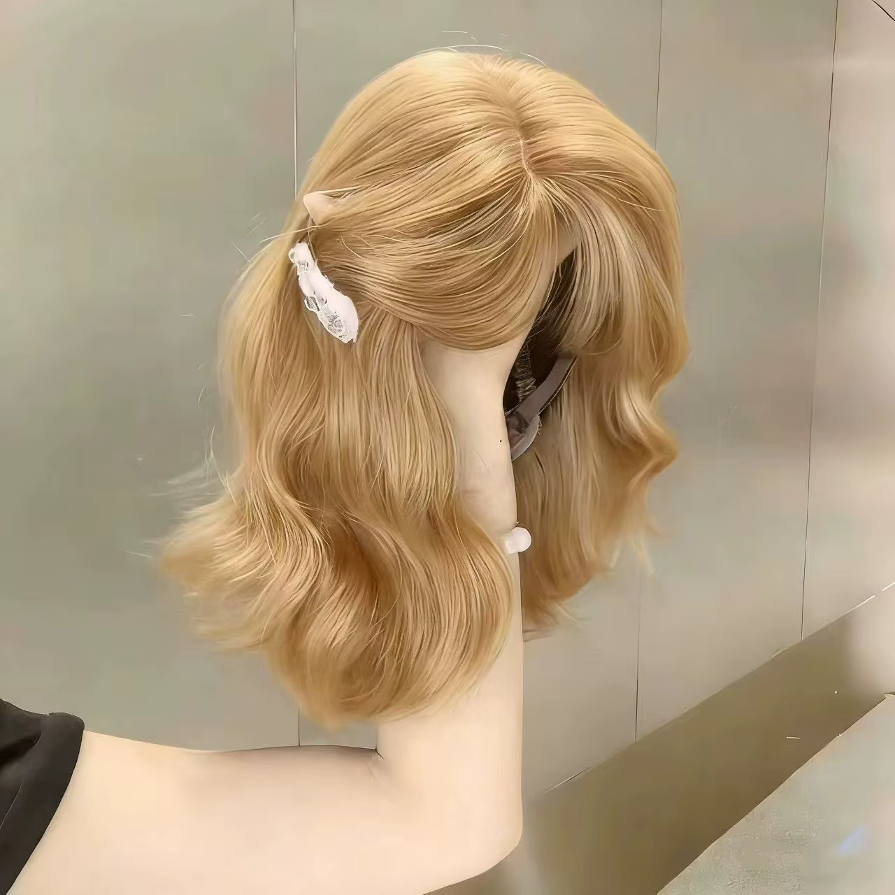 Perruque synthétique courte pour femme
