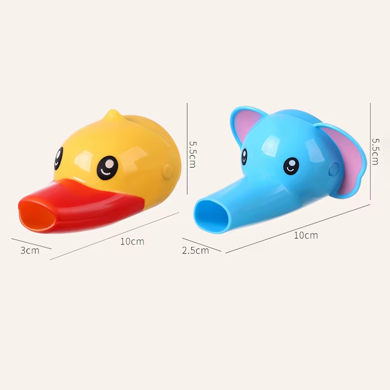Extension de Lavage des Mains pour Enfant, Jouet en Forme de Canard, Dessin Animé, Éclaboussures d'Eau