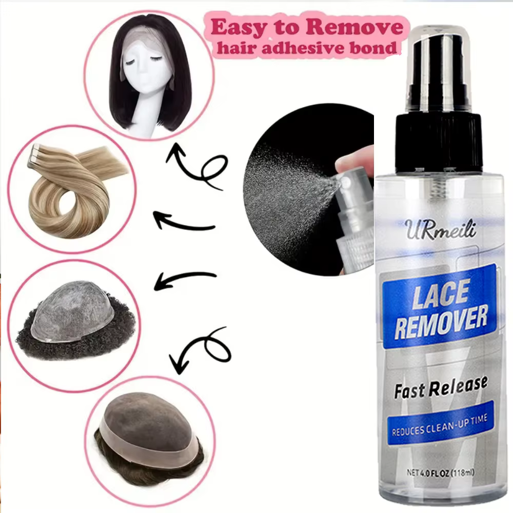 Spray dissolvant de colle pour perruque de 118 ml