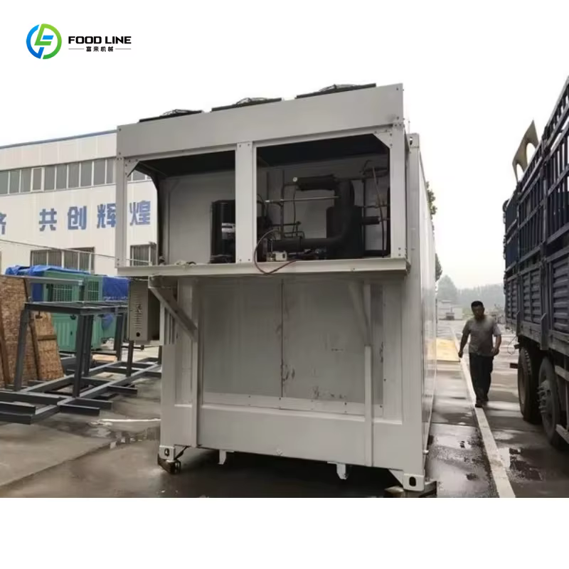 Chambre froide pour fruits et légumes, conteneur de 20 et 40 pieds, installation facile et personnalisée