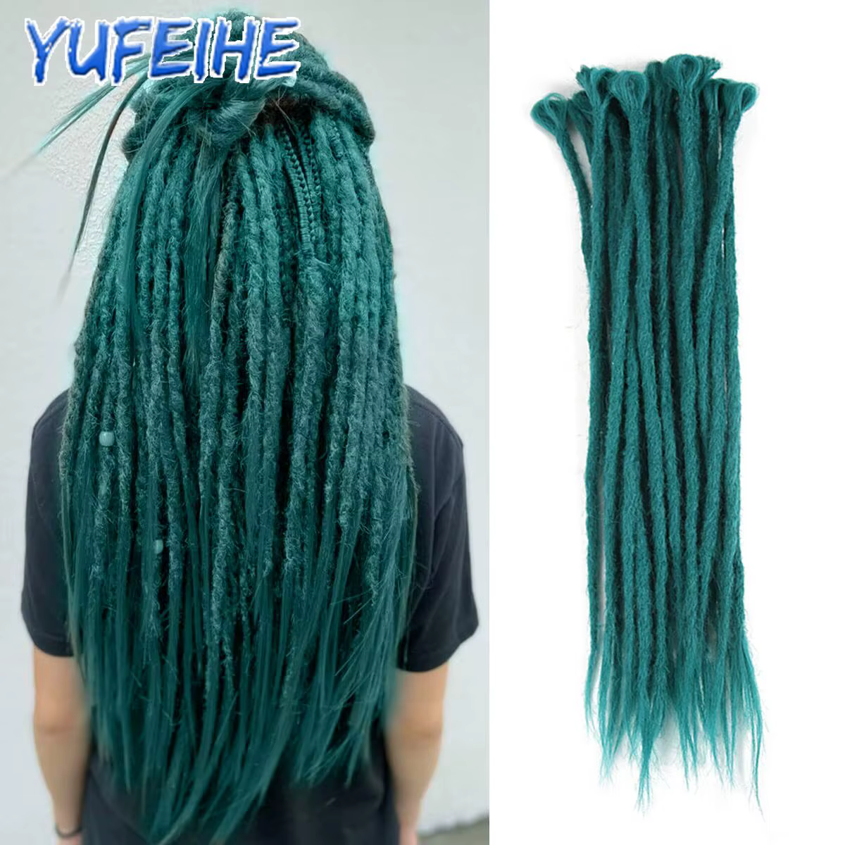 Extensions de Dreadlock Synthétiques Faites à la Main