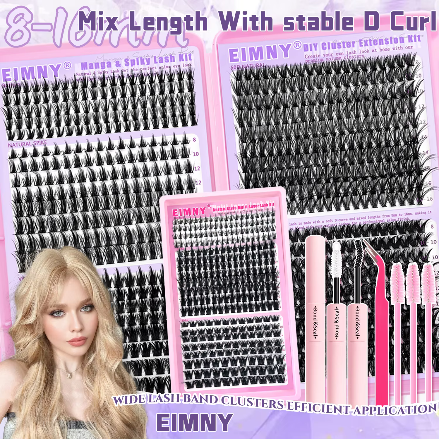 Kit d'extension de cils EIMMY