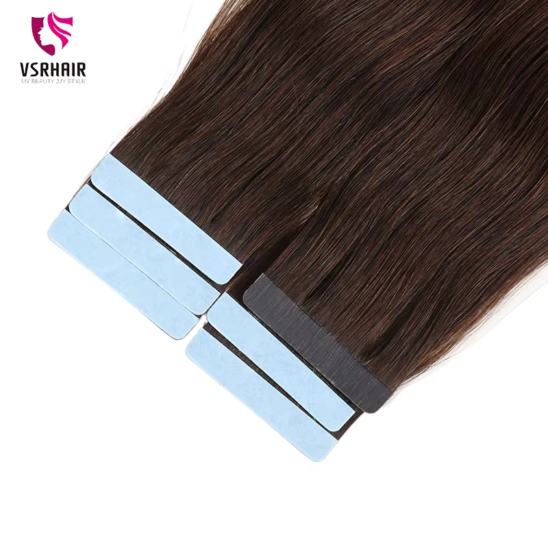 Extensions de Cheveux Humains avec Bande Adhésive pour Femme