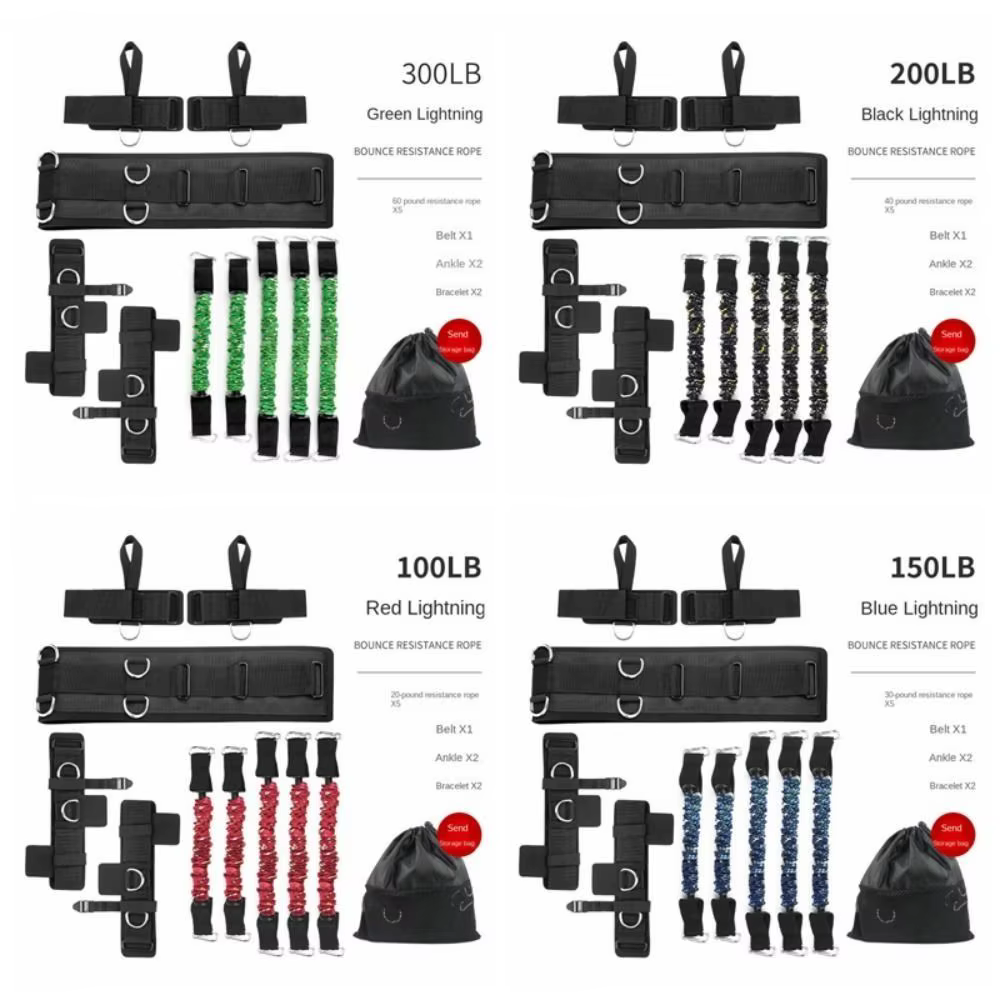 Bande de Résistance Professionnelle pour Entraînement de Boxe, Sangle d'Étirement Portable, Bandes de Résistance pour Améliorer la Puissance, Caoutchouc Élastique