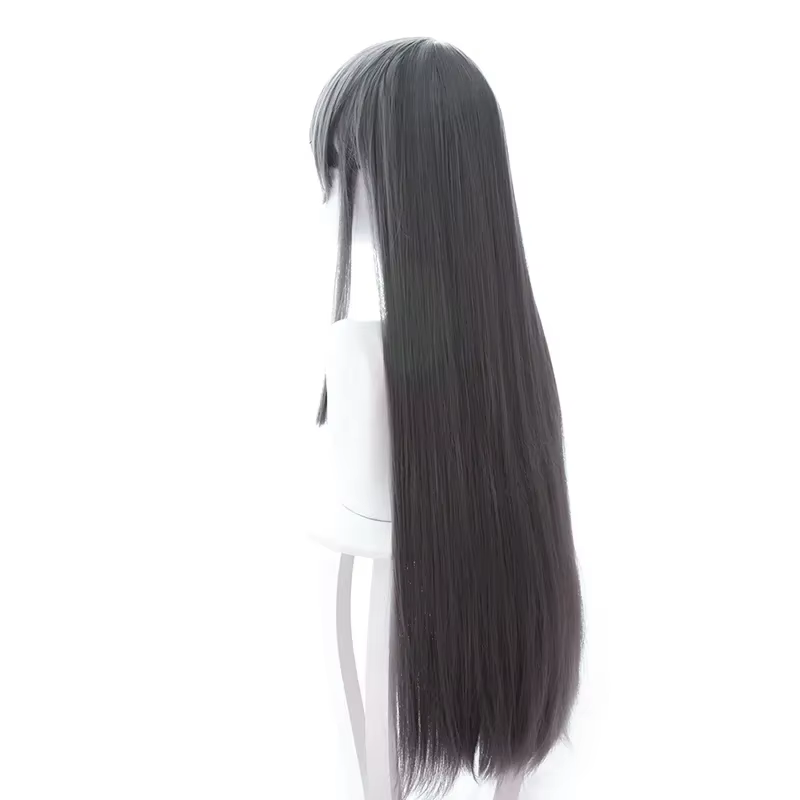Rascal ne rêve pas de lapin fille Senpai Sakurajima Mai Cosplay perruques cheveux synthétiques longue perruque grise droite