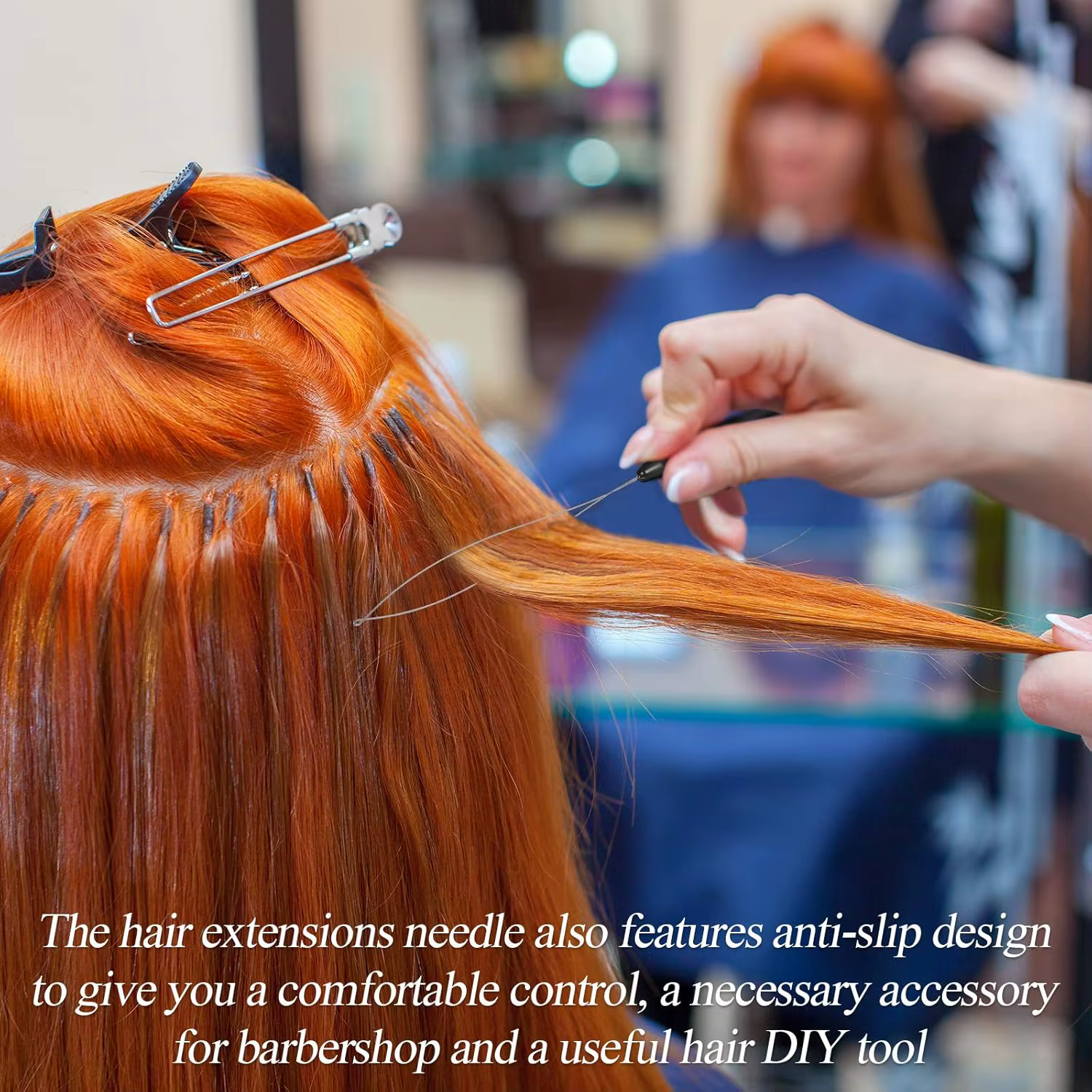 100 pièces outils d'extension de cheveux et outil de dispositif de perles pour les fournitures d'extensions