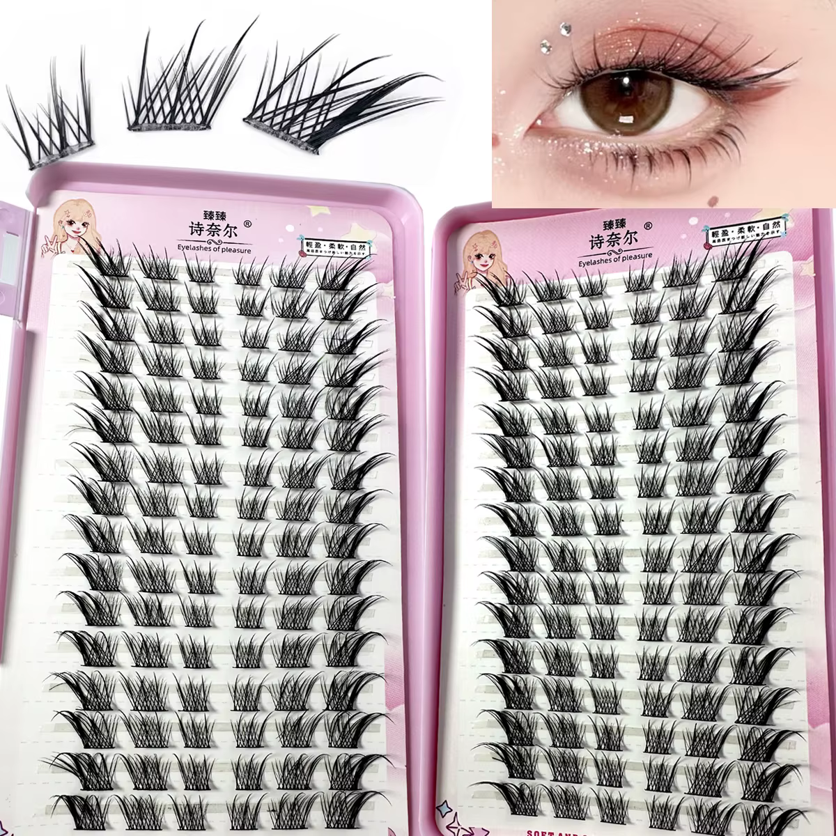 Faux cils manga œil de renard