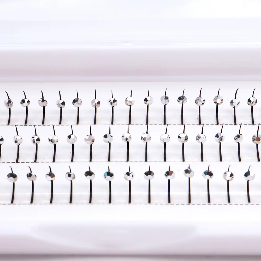 Extensions de cils diamantées scintillantes