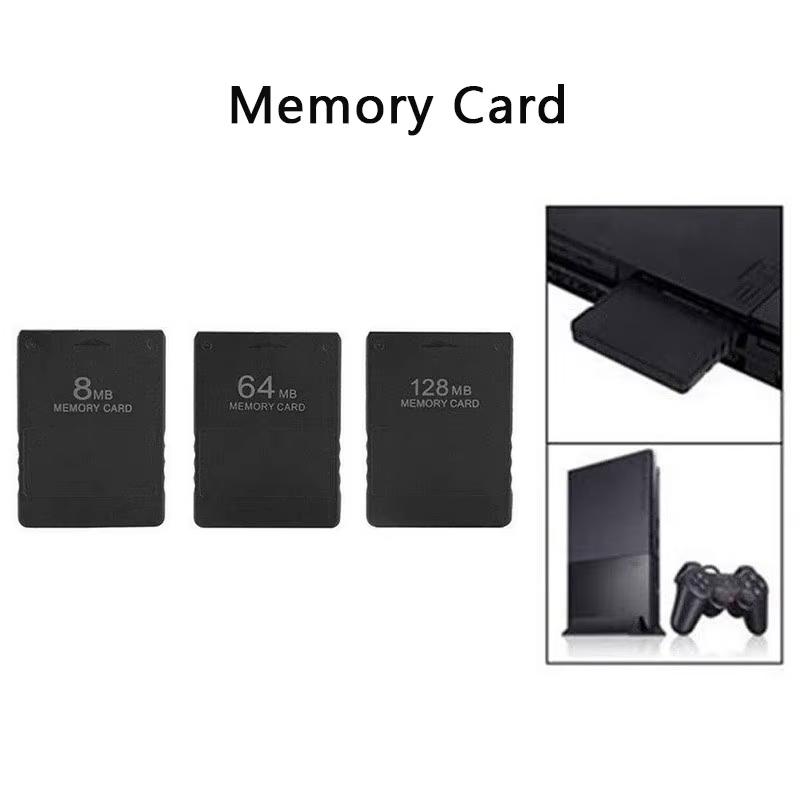 Premium 8MB 64MB 128MB Memory Card Expansion Suitable for Micro SD for Sony Playstation for PS2