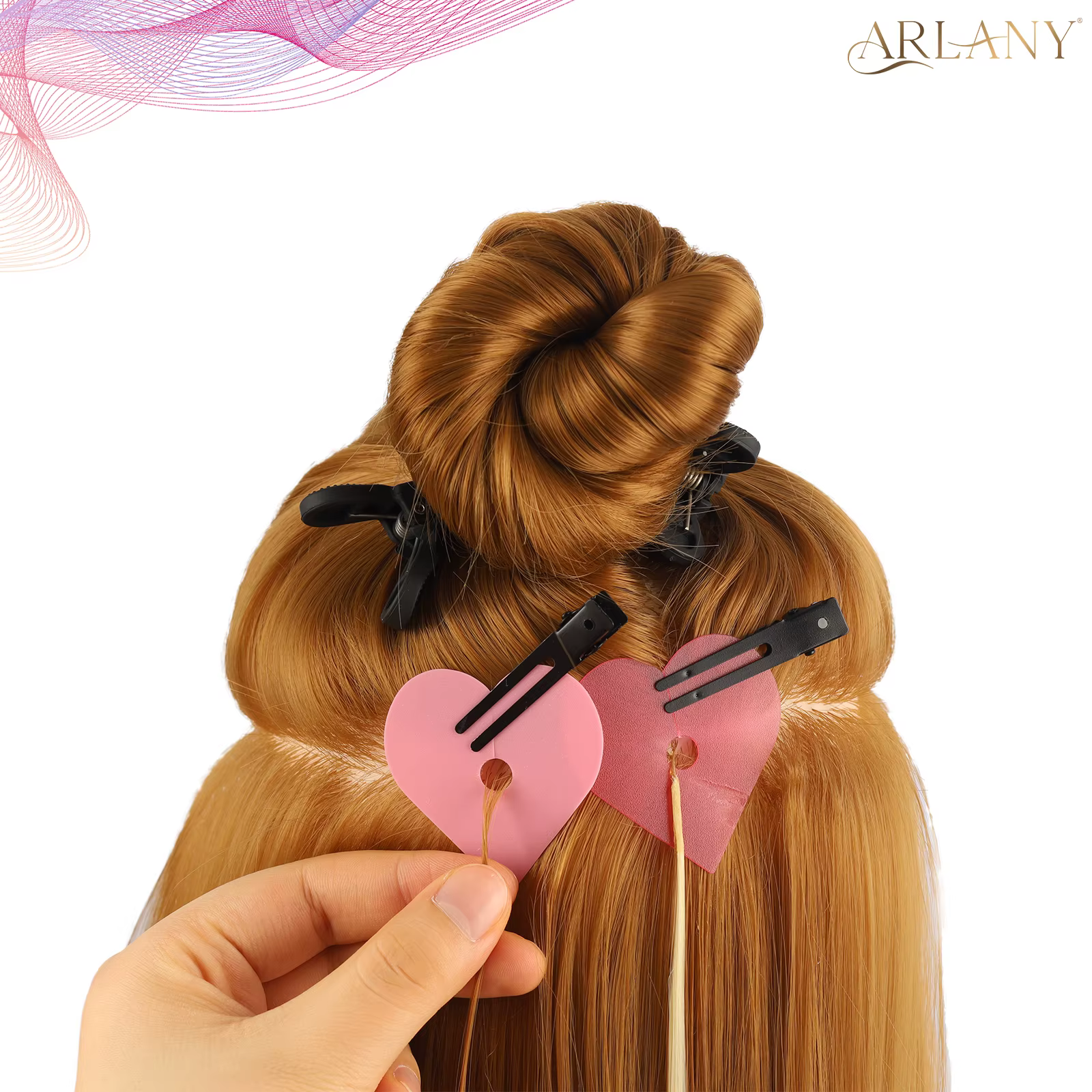 ARLANY 50g Perles de kératine pour extensions capillaires