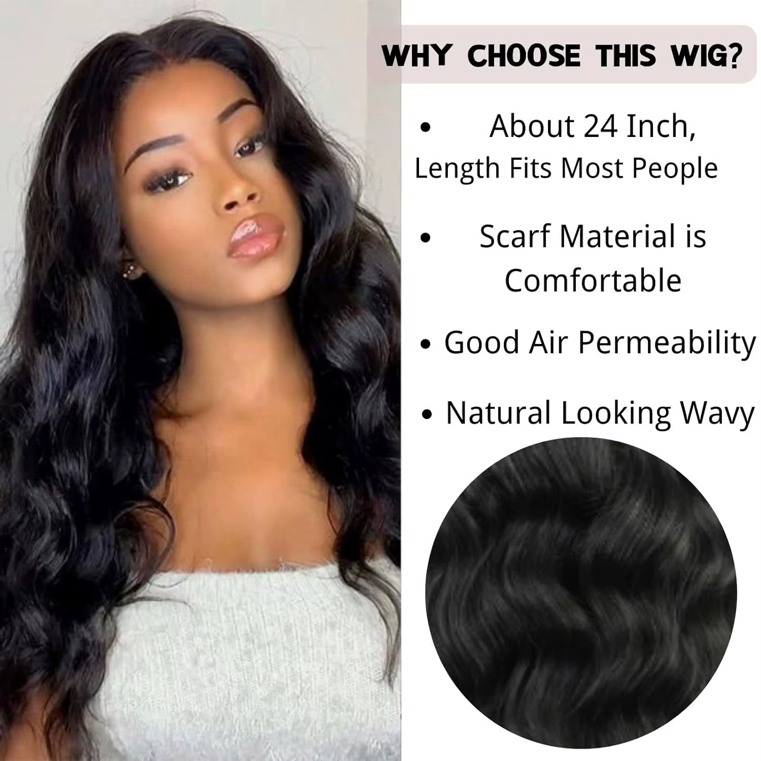 30 pouces V partie perruque vague de corps synthétique U partie perruques pour les femmes pleine tête pince dans les cheveux naturel noir pas de laisser partie mince perruque