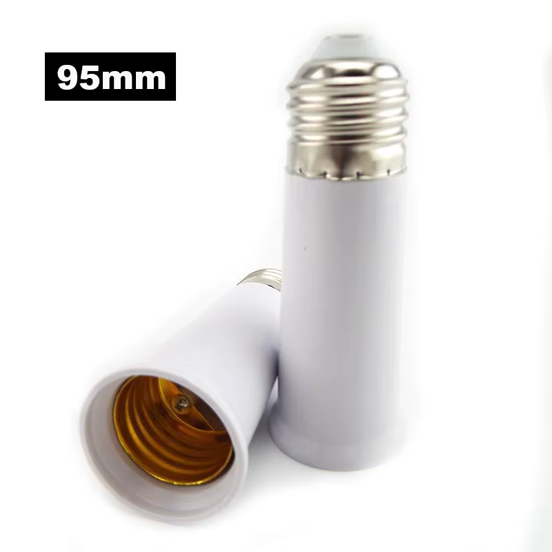 Câble d'extension de capuchon de cartouche E27 à E27 de 95mm, avec convertisseur adaptateur de douille de Base d'ampoule