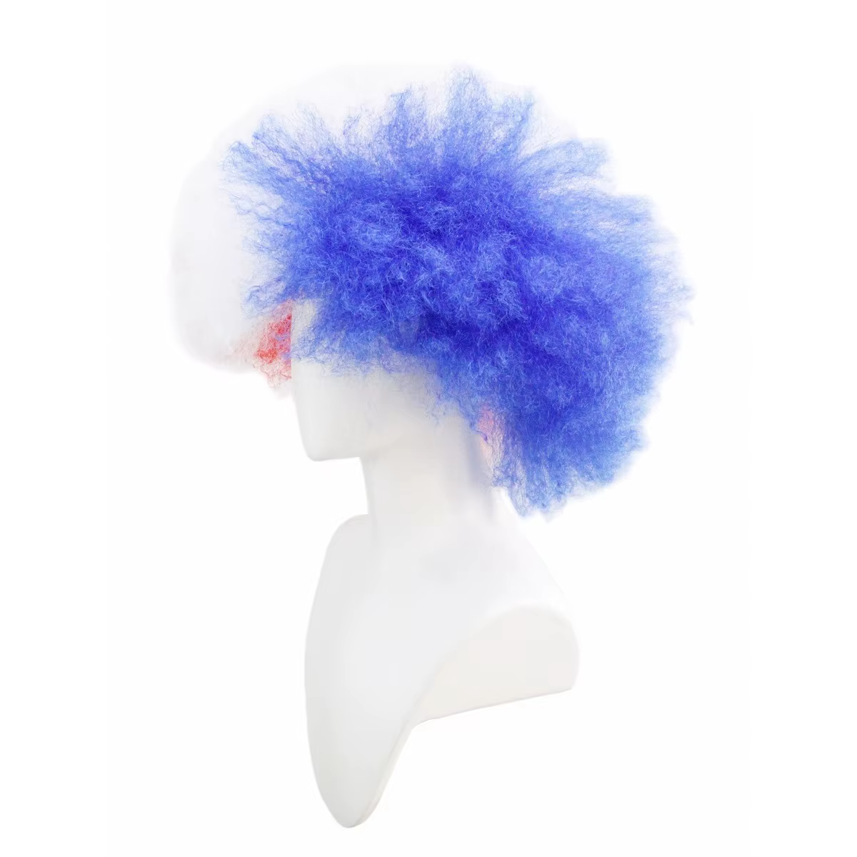 Perruque afro bouclée rouge