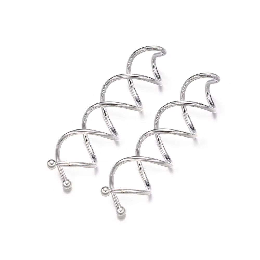 Épingle à cheveux en spirale en métal