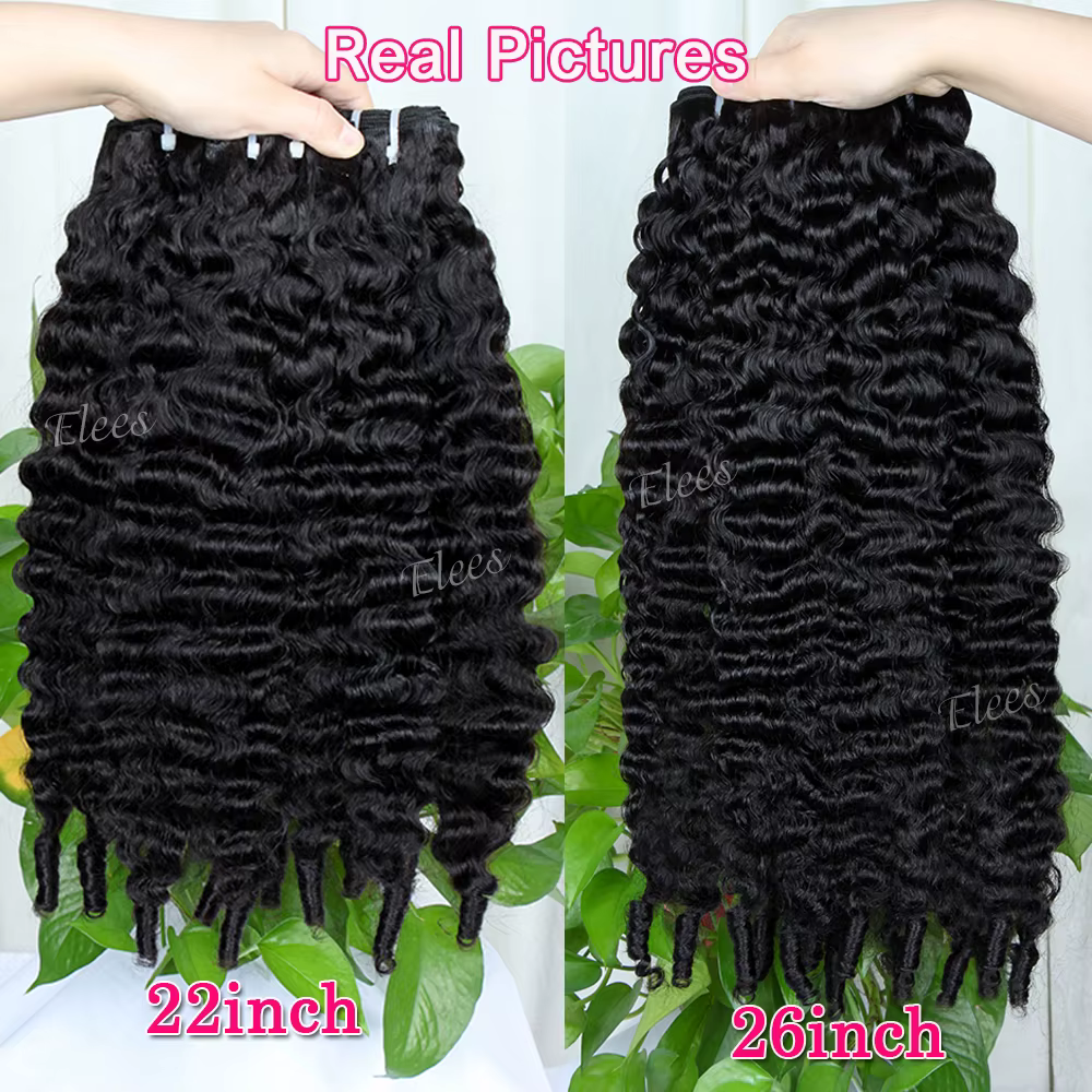 Offres de lots de cheveux humains bouclés birmans 15A