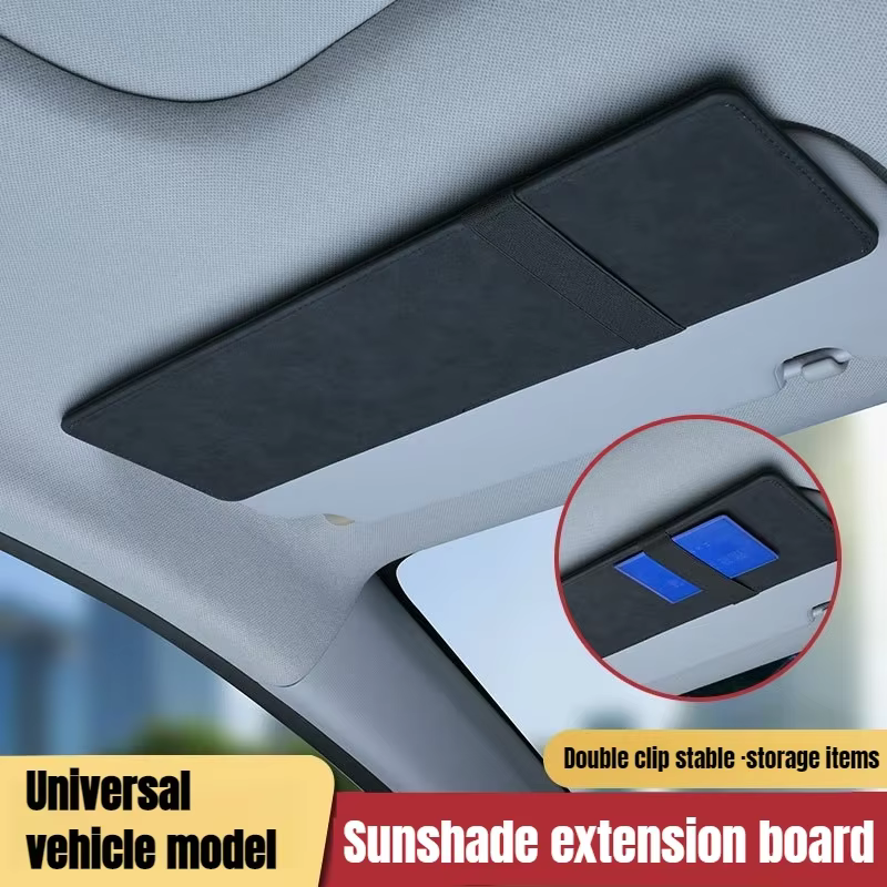 Panneau d'extension de pare-soleil de voiture, Extension d'occlusion de soleil, Anti-éblouissement, Protection des yeux, Parasols universels