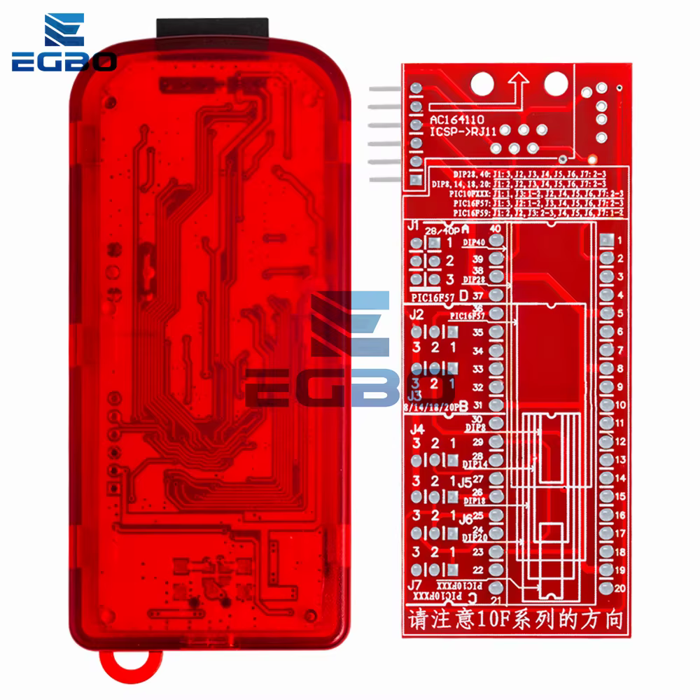 PICKIT3 PIC KIT3 PICKIT 3.5 programmeur programmation hors ligne puce de microcontrôleur PIC + siège adaptateur de programmeur PIC