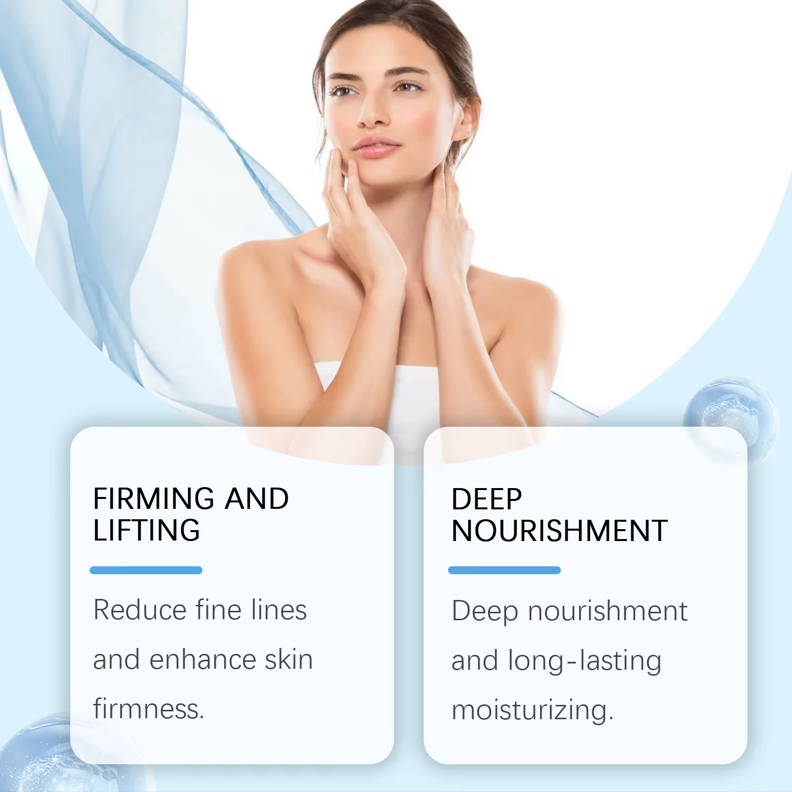 Crème raffermissante pour le corps, améliore le relâchement, Lotion pour la peau, augmente l'élasticité, nourrissante, hydratante, Lifting, éclaircissante, soins pour la peau