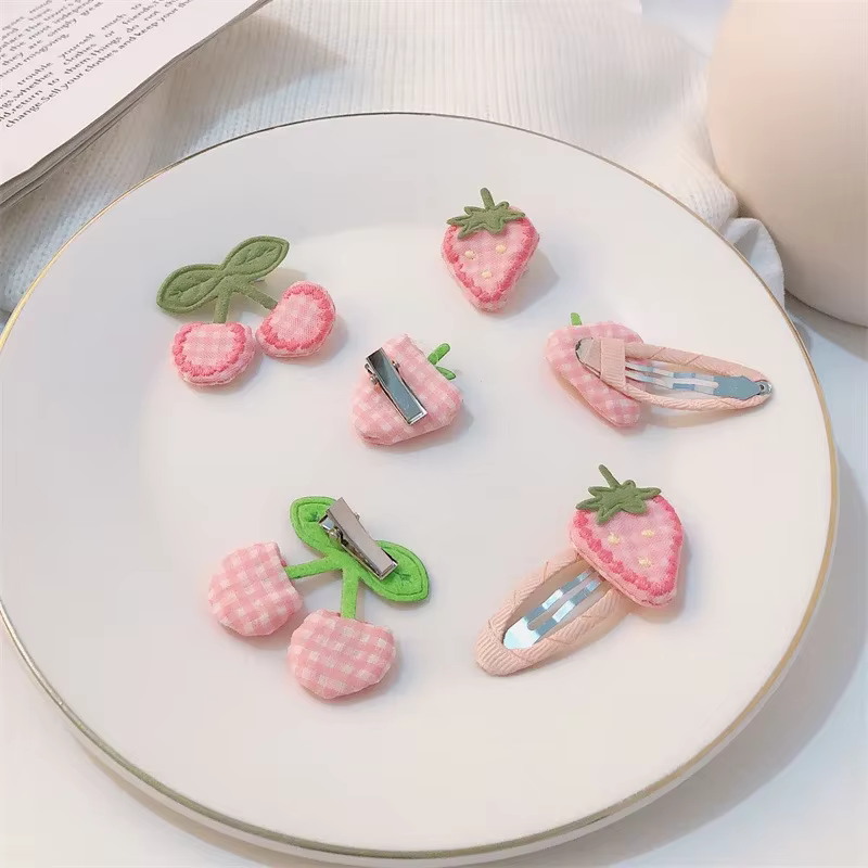 Pinces à cheveux Harvey rose pour enfants