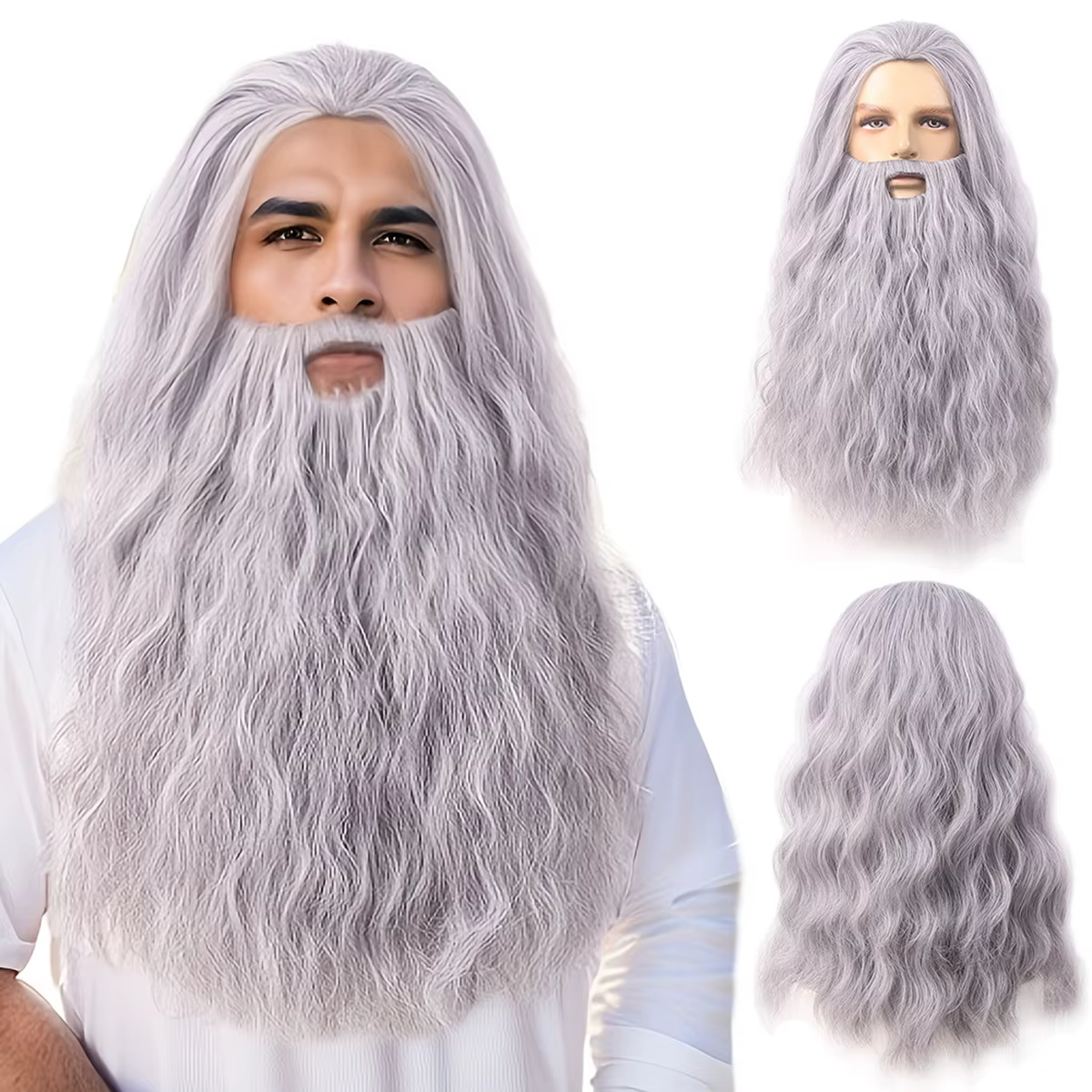 Perruque REEWES avec barbe