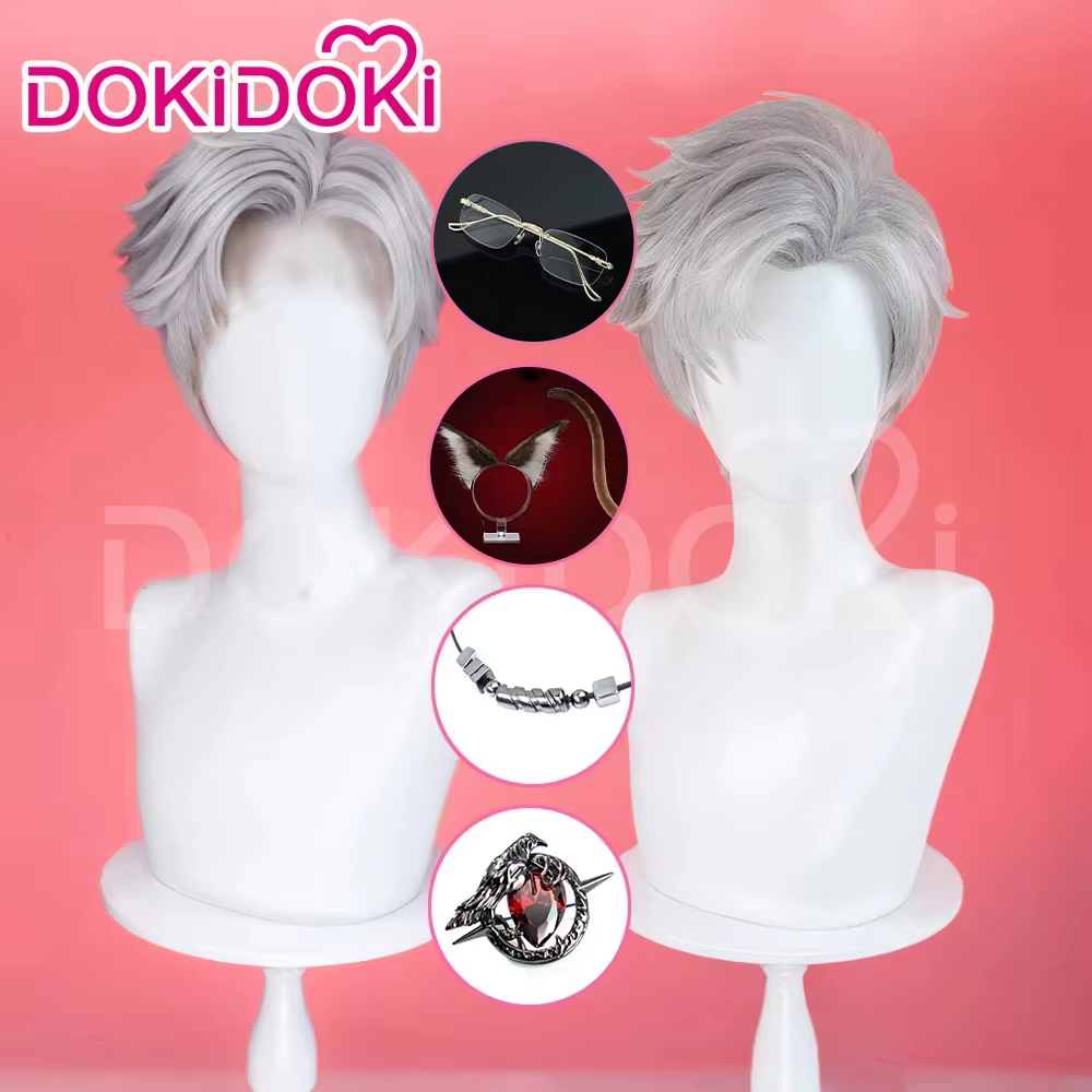 【Partiellement prêt à être expédié】 Perruque Sylus Rafayel Xavier Zayne Caleb Game Love and Deepspace DokiDoki Cosplay