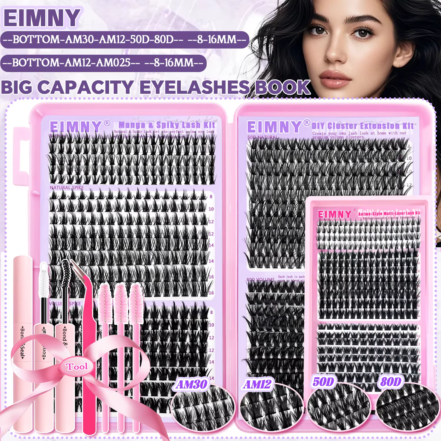 Kit d'extension de cils EIMMY