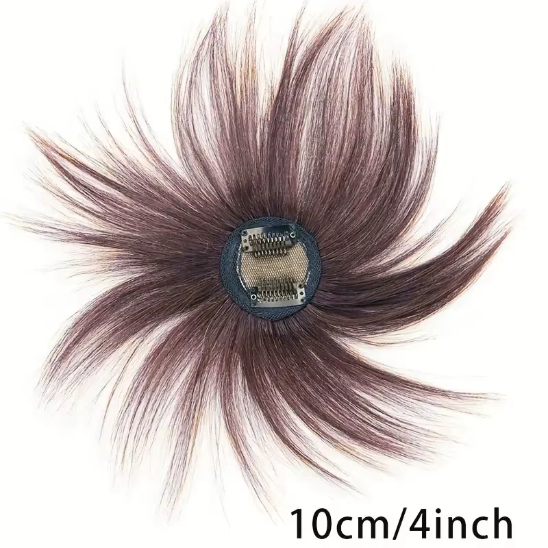 100% vrais cheveux humains Topper pour les femmes postiche brune droite pour le Volume léger remplacement