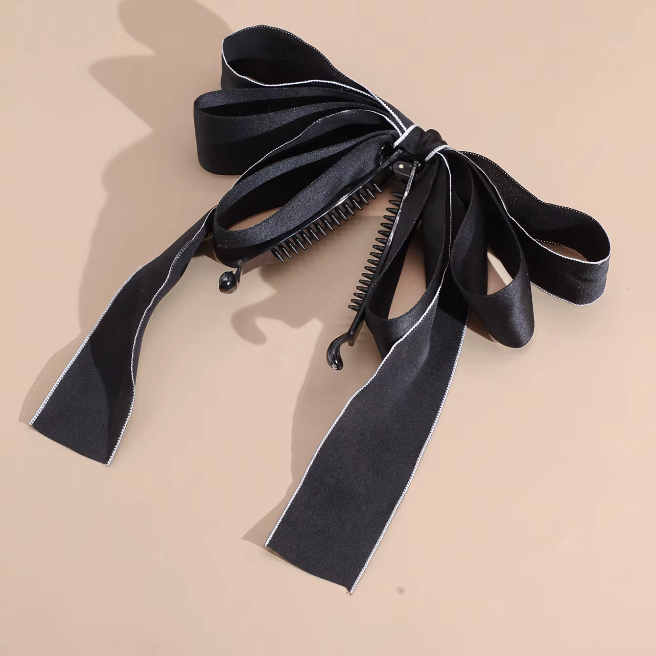 Lystrfac nouveau nœud Hairgrps cheveux griffe arc pinces
