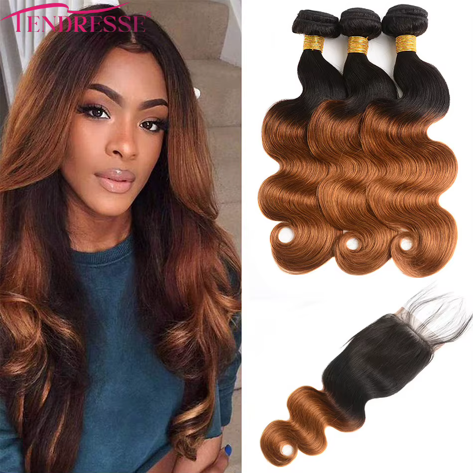 Bundles de tissage de cheveux humains avec fermeture à lacet