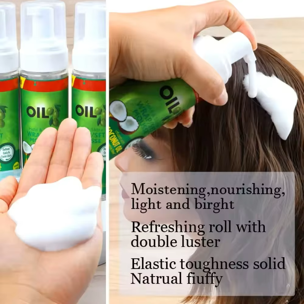 Mousse pour cheveux bouclés (100 ml) pour perruques