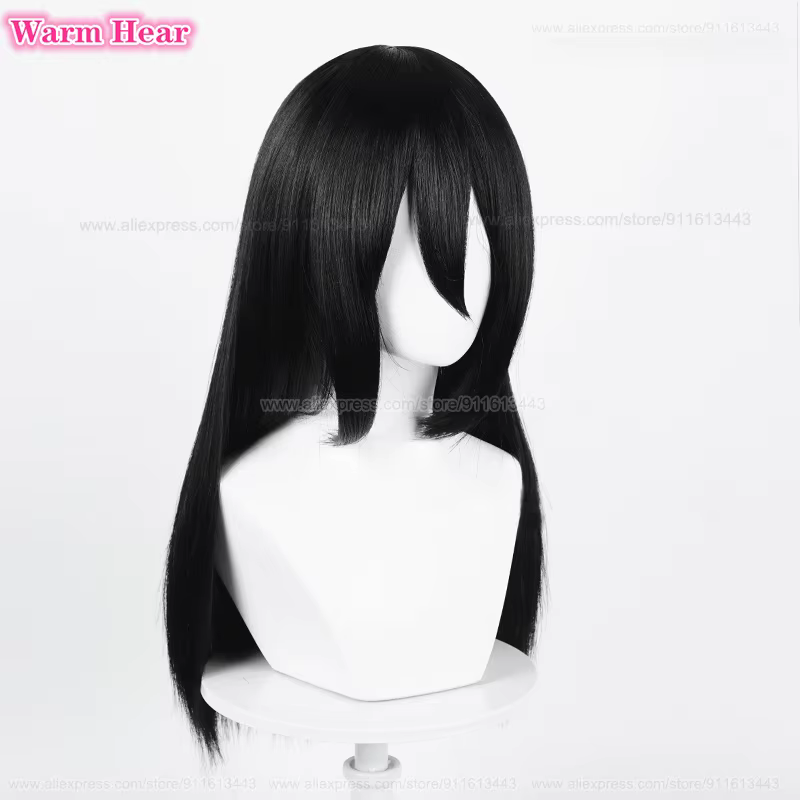 Perruque de Cosplay Mikasa Ackerman pour Adulte