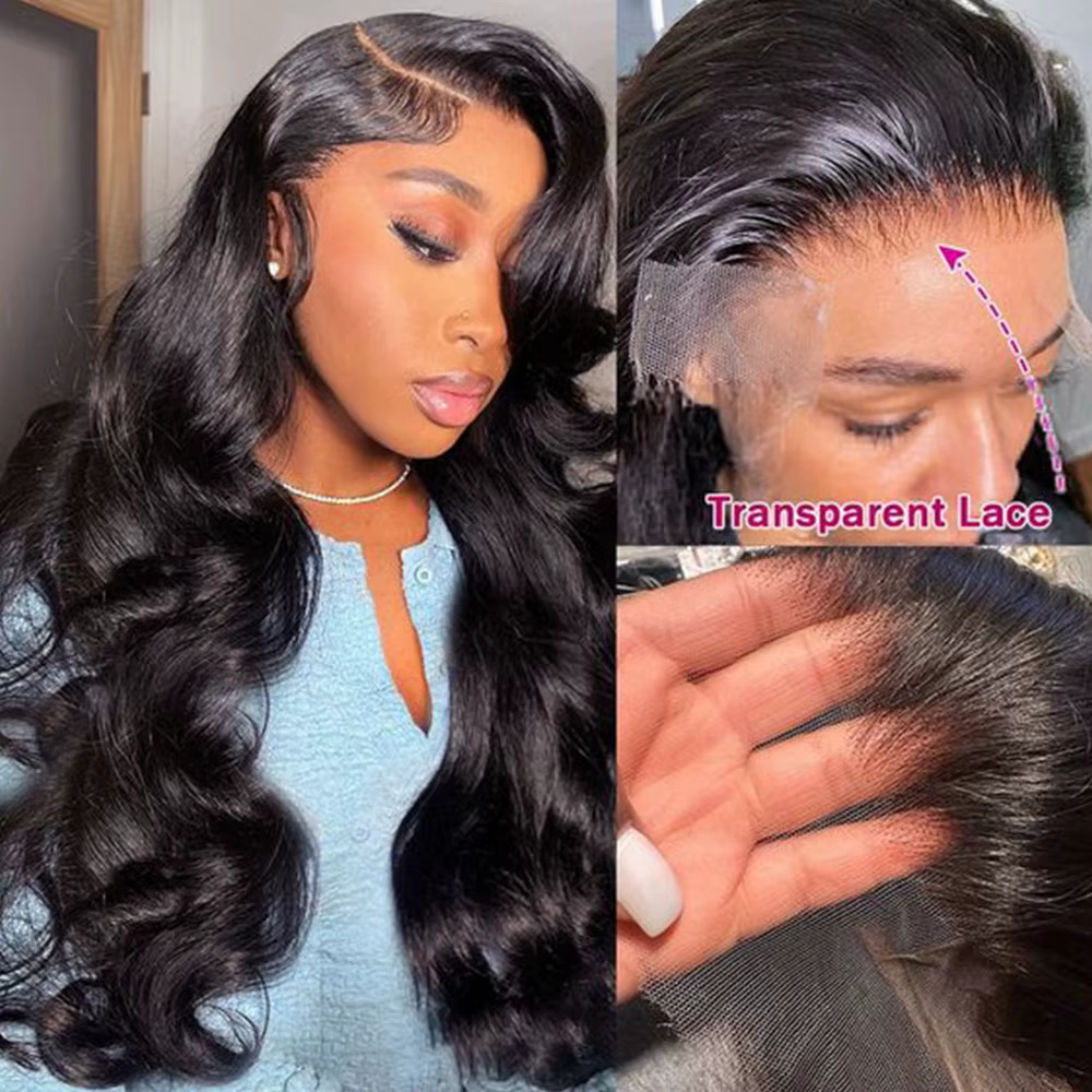 Perruque Lace Front Wig naturelle Body Wave, 13x6, HD, cheveux humains, 13x6