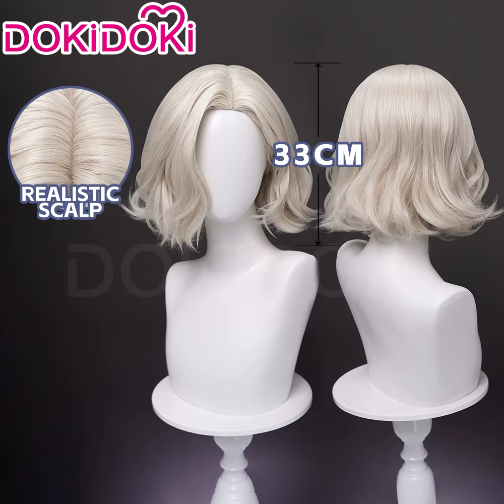 Perruque de cosplay DokiDoki pour femme