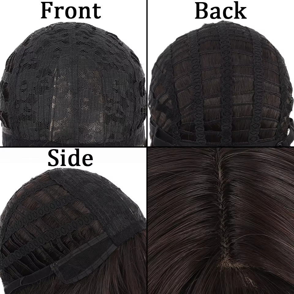 Perruque Courte Bouclée pour Femme