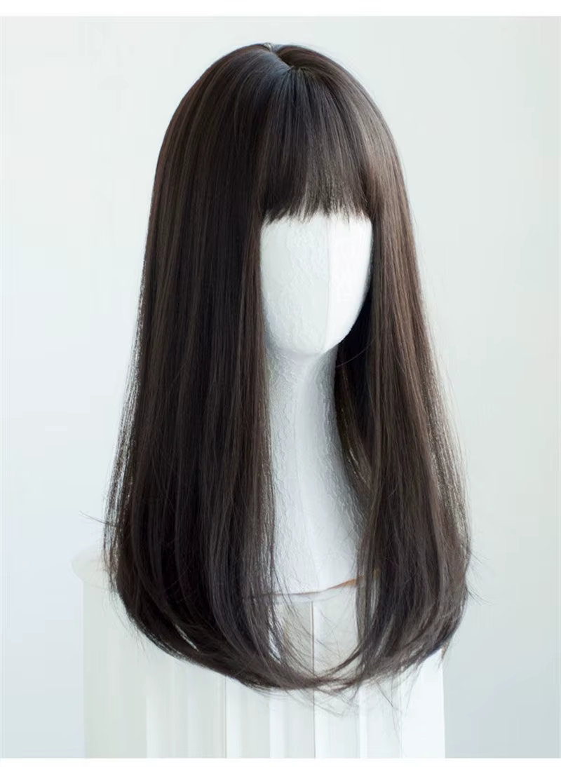 Extensions de cheveux synthétiques coréennes pour filles JK