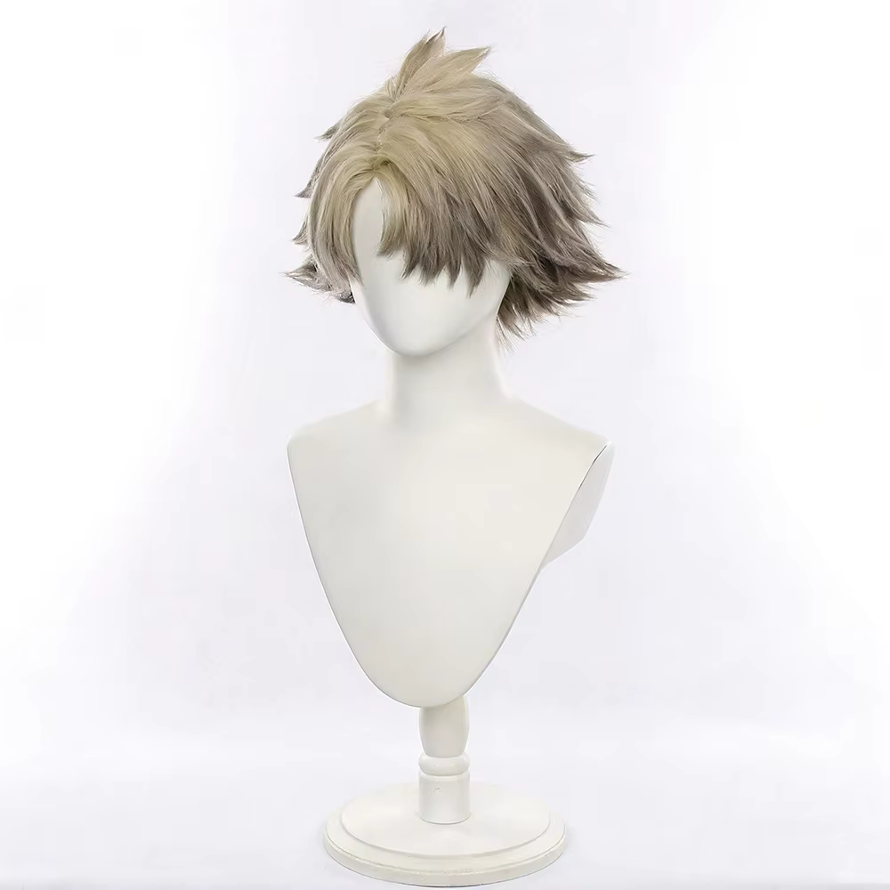 Perruque de Cosplay Anime GACHI AKUTA Rudo pour hommes
