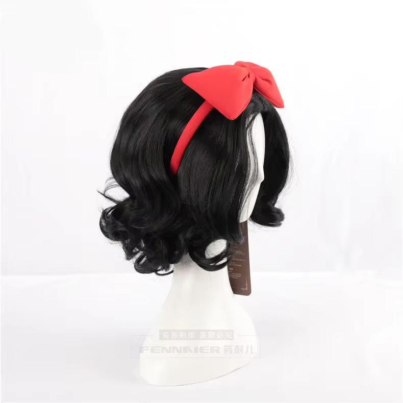 Perruque de cosplay princesse blanche-neige pour femmes