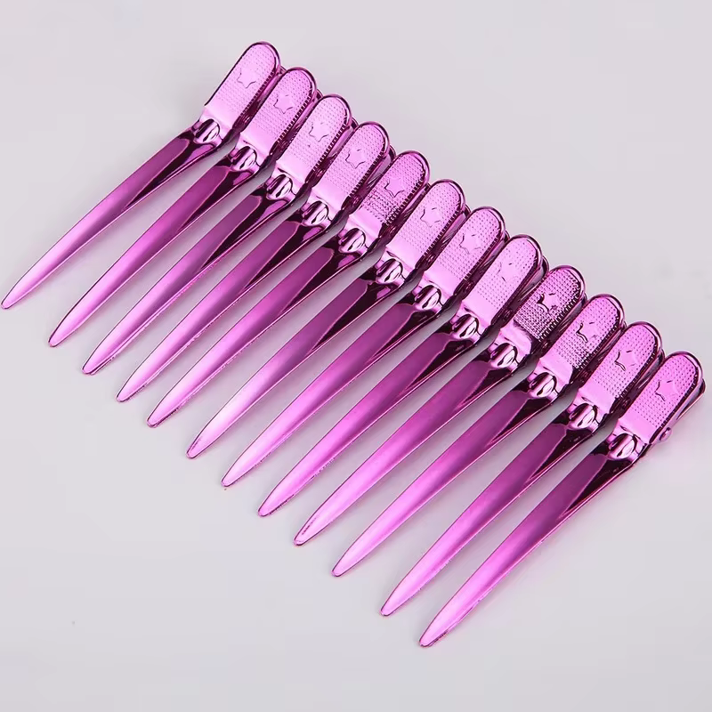 36 pinces de sectionnement en acier inoxydable pour coiffure et coupe de cheveux