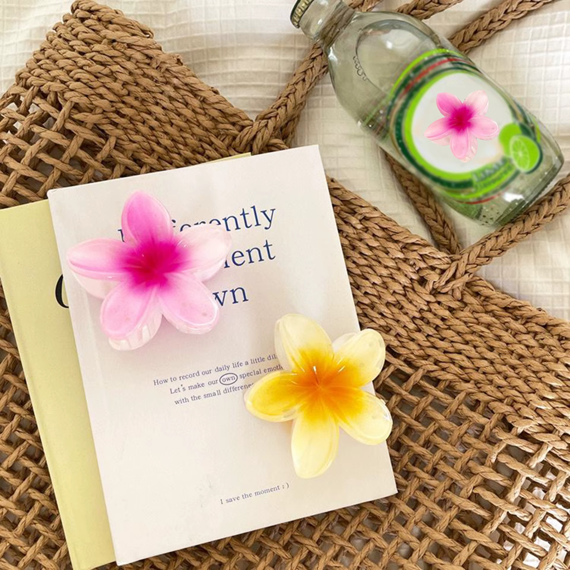Pince à cheveux florale pour femmes