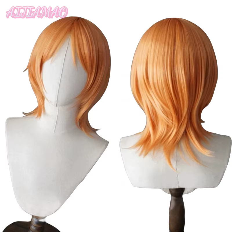 Perruque Anime Nami Cosplay pour Femme Adulte