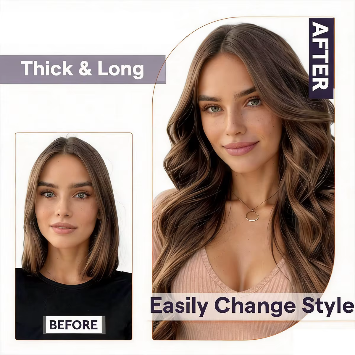 Extensions de cheveux à bandes adhésives 100% cheveux humains Remy lisses 50g une pièce 80cm de large pour une qualité professionnelle en salon