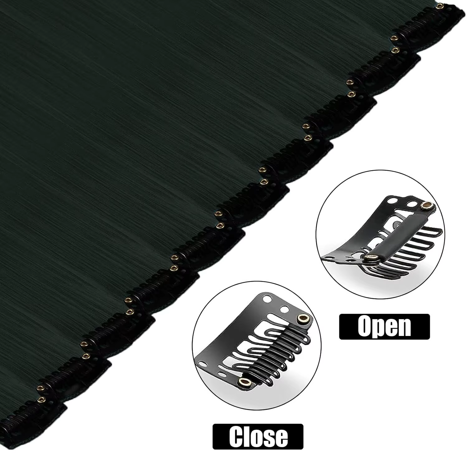 Extensions capillaires synthétiques noires longues et lisses, 12 pièces, postiches colorées à reflets de fête pour femmes, enfants et filles, Halloween